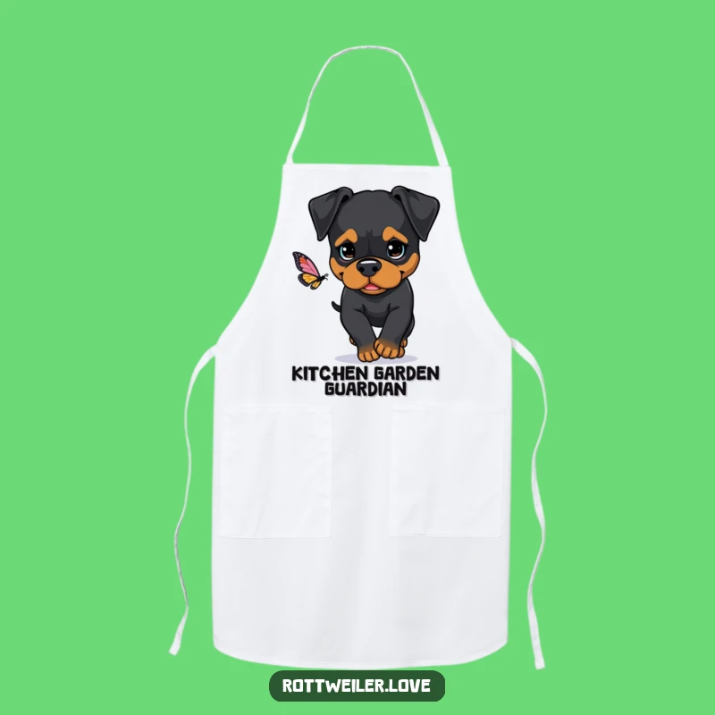 Funny Rottweiler Chef Apron: Cook with Focus Thanks to This Determined Dog
