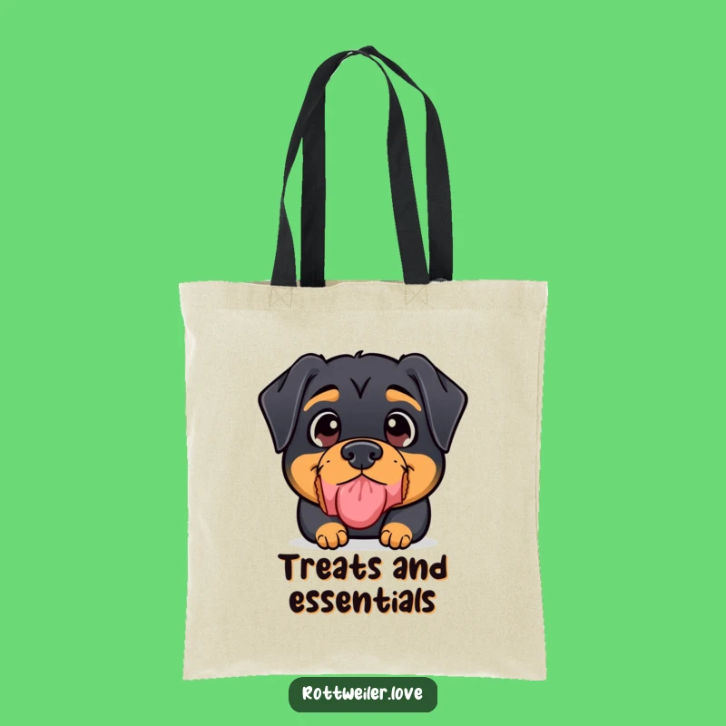 Funny Rottweiler Tote Bag: Treat Balance Pro - Practical Gift!
